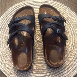 Birkenstock Black Strappy Sandals
